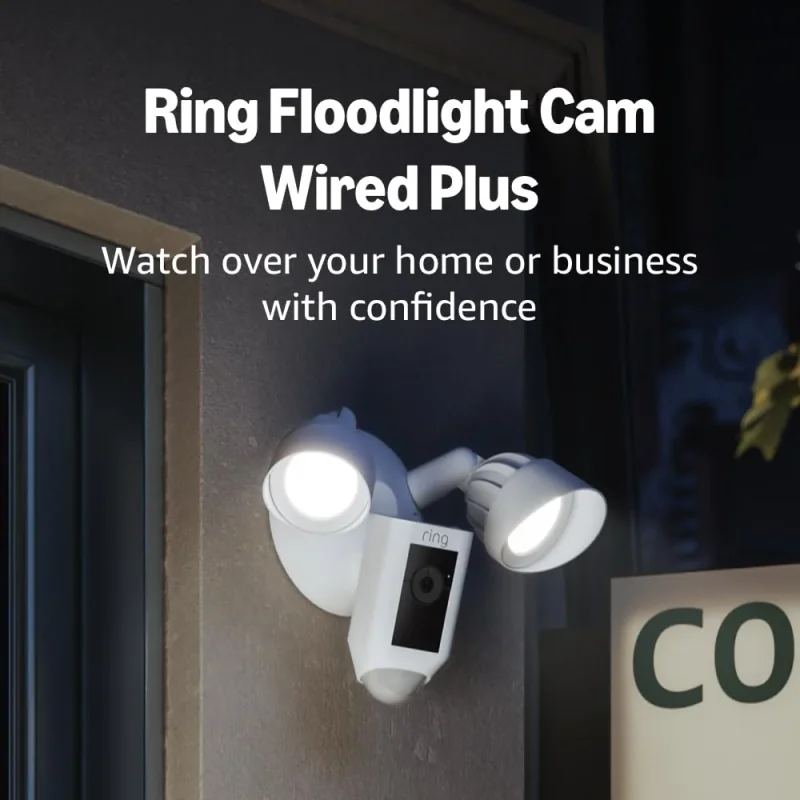 Floodlight Cam Wired Plus