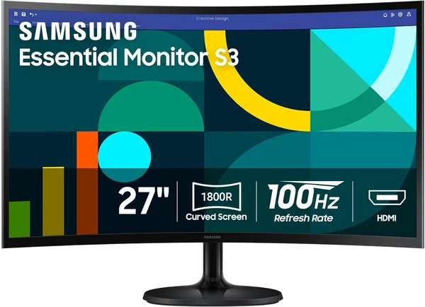 S3 (S36GD) Essential 27" FHD 1800R Curved Monitor