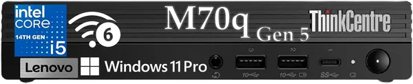 ThinkCentre M70q Gen 5 Tiny Desktop