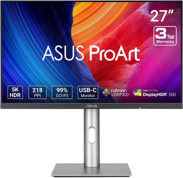 ProArt Display 27" 5K HDR Professional Monitor (PA27JCV)