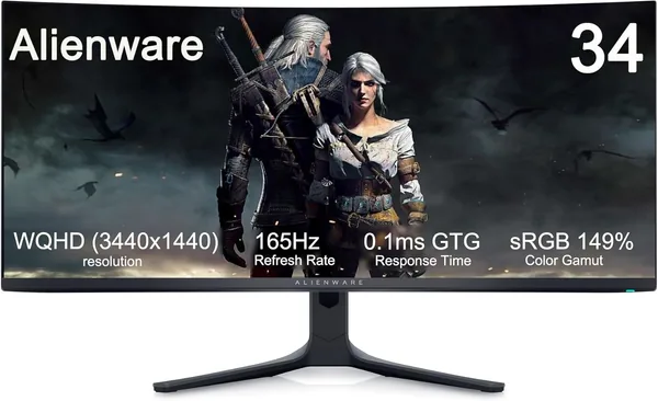 Alienware 34 Curved QD-OLED Gaming Monitor
