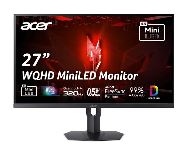 Nitro 27" WQHD 2560 x 1440 Gaming IPS MiniLED Monitor | XV275U F3biipprx