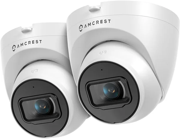 4K Outdoor Security IP Turret PoE Camera